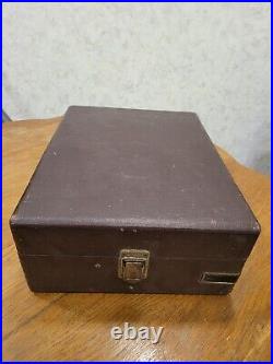 Vintage USSR GRAMOPHONE PHONOGRAPH Portable Record Player LGZ 1950s