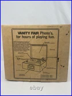 Vintage Vanity Fair Rare Collectible 1982 Smurfs Record Player Phonograph Works