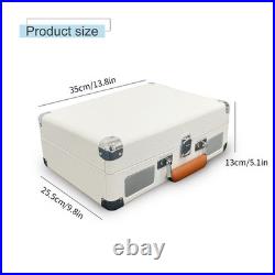 Vintage Vinyl Record Player BT Phonograph USB Recording 33/45/78RPM UKVK