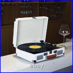 Vintage Vinyl Record Player BT Phonograph USB Recording 33/45/78RPM UKVK