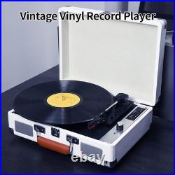 Vintage Vinyl Record Player BT Phonograph USB Recording 33/45/78RPM UKVK