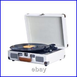 Vintage Vinyl Record Player BT Phonograph USB Recording 33/45/78RPM UKVK