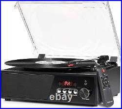 Vintage Vinyl Record Player Bluetooth Turntabl USB Digital Radio Remote Control Vintage Vinyl Record Player Bluetooth Turntabl USB Digital Radio Remote Control