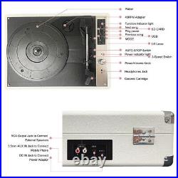 Vintage Vinyl Record Player Phonograph USB Recording 33/45/78RPM Support I6Q7 Vintage Vinyl Record Player Phonograph USB Recording 33/45/78RPM Support I6Q7