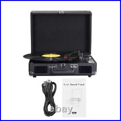 Vintage Vinyl Record Player Phonograph USB Recording 33/45/78RPM Support L0G3 Vintage Vinyl Record Player Phonograph USB Recording 33/45/78RPM Support L0G3