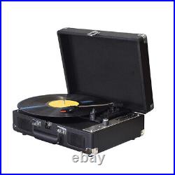 Vintage Vinyl Record Player Phonograph USB Recording 33/45/78RPM Support V7W9 Vintage Vinyl Record Player Phonograph USB Recording 33/45/78RPM Support V7W9