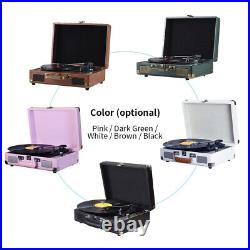 Vintage Vinyl Record Player Phonograph USB Recording 33/45/78RPM Support V7W9 Vintage Vinyl Record Player Phonograph USB Recording 33/45/78RPM Support V7W9