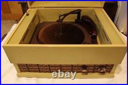 Vintage Webcor Musicale Model 333-2 Record Player, Blonde Wood Cabinet, Rare