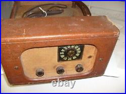 Vintage Wesco Phonograph Record Player TUBE RADIO WORKING CHASSIS
