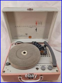 Vintage Westinghouse Saranade Doll With Record Player Phonograph In Original Box