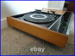 Vintage Wooden PrinzSound Stereo System 8DL with Garrard Record Player Turntable