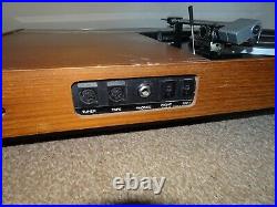 Vintage Wooden PrinzSound Stereo System 8DL with Garrard Record Player Turntable