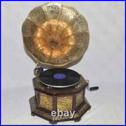 Vintage Working Gramophone Fully Functional Phonograph Antique Record Player