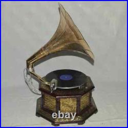 Vintage Working Gramophone Fully Functional Phonograph Antique Record Player