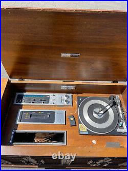 Vintage Zenith Allegro Mid-C Record Player/AM/FM Tuner/8-track STEREO FRP937P