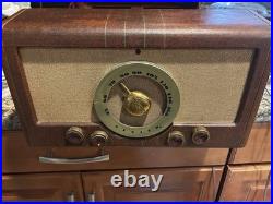 Vintage Zenith Phonograph Cobra Matic Turntable Radio & Record Player VIDEO