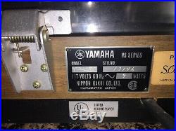 Vintage gorgeous Yamaha YP-450 NS Series phono Record Player turntable 637J