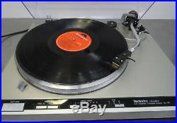 Vintage hifi record player Technics SL-Q3 +. 207C System direct drive turntable