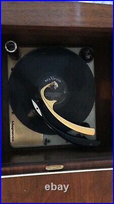 Vintage magnavox record player, tv, radio combo