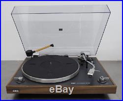 Vintage record player Plattenspieler CEC BD-3200 Belt Drive ORTOFON VMS 20 MKII