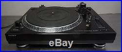 Vintage record player Plattenspieler Sony PS-LX 350 H Stereo Turntable