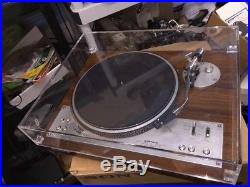 Vintage turntable Pioneer PL-530 DD Full Auto record player New Heavy Plexi Lid