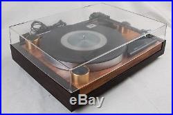 Vintage turntable Yamaha PF-800 belt driven, auto shut off record player. Video
