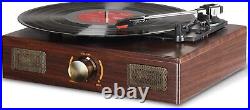 Vinyl Record Player, 3-Speed Turntable, Belt Drive LP Vintage Phonograph