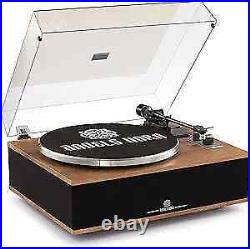 Vinyl Record Player, Bluetooth Turntable with Built in Speakers Walnut Wood Vinyl Record Player, Bluetooth Turntable with Built in Speakers Walnut Wood