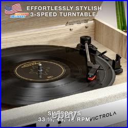 Vinyl Record Player & Music Center 3-Speed Turntable CD & Cassette Player NEW US Vinyl Record Player & Music Center 3-Speed Turntable CD & Cassette Player NEW US
