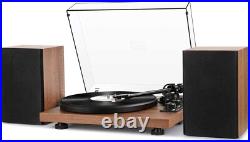 Vinyl Record Player Turntable with Bluetooth Output Input for Records Player