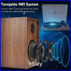 Vinyl Record Player Turntable with Bluetooth Output Input for Records Player Vinyl Record Player Turntable with Bluetooth Output Input for Records Player