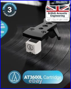 Vinyl Record Player with Bluetooth 5.3 in & Out Record Player with Speakers