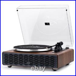Vinyl Record Player with Bluetooth 5.4, Built-in Speakers, Retro Design, Audio S