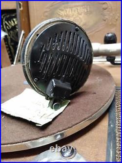 Vtg Antique Sonora Hand Crank Record Player Portable Victrola Phonograph 15x12