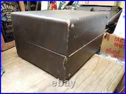 Vtg Antique Sonora Hand Crank Record Player Portable Victrola Phonograph 15x12