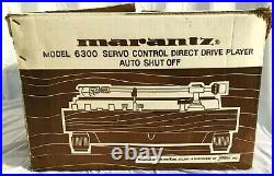 Vtg Marantz 6300 Direct Drive Record Player All Original Inc Box Lightly used