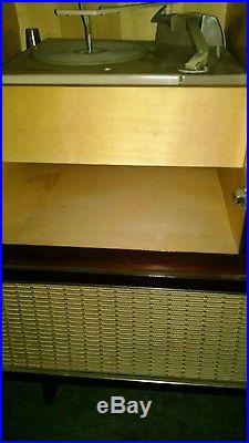 Vtg Mid-Century Grundig Stereo Radio Console Record Player Stereo SO 191 a
