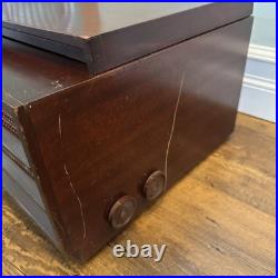 Vtg RCA Victor Orthophonic High Fidelity Record Player Phonograph, Model 7-HF-45