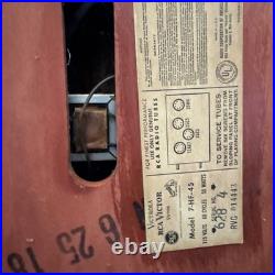 Vtg RCA Victor Orthophonic High Fidelity Record Player Phonograph, Model 7-HF-45