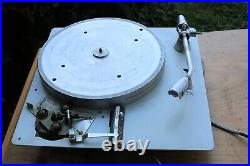 Vtg. Rek-o-kut S-34h Turntable Record Player Project As/is