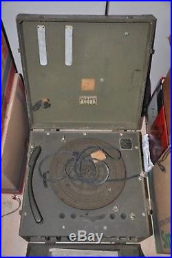 Vtg WWII ERA Army SIGNAL CORPS AMPLIFIER MC-364-D Phonograph Record Player
