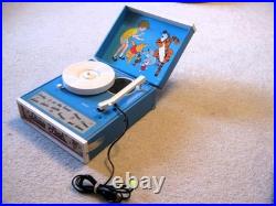 WINNIE THE POO RECORD PLAYER DISCO POO LIGHTS UP FROM SEARS (1960's/1970's)