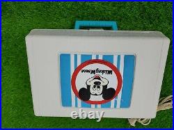 Walt Disney Mickey Mouse Record player Vintage 60/70s GE General Electric WORKS