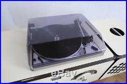 White Brionvega RR 126 Dual Record Player Turntable Radio Serviced 60s Vintage