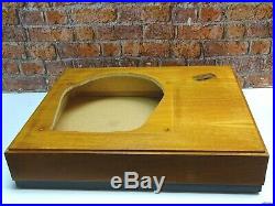 Wooden Plinth & Perspex Lid To Fit A Garrard 401 Record Player Turntable Deck