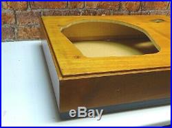 Wooden Plinth & Perspex Lid To Fit A Garrard 401 Record Player Turntable Deck