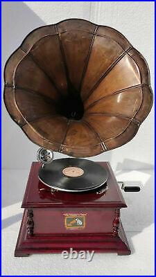 Working Gramophone-Phonograph-Functional Record Player-Music Player-Gramophone-W