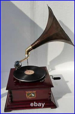 Working Gramophone-Phonograph-Functional Record Player-Music Player-Gramophone-W