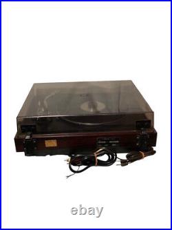 YAMAHA YP-700 Record Player Brown Tested From Japan